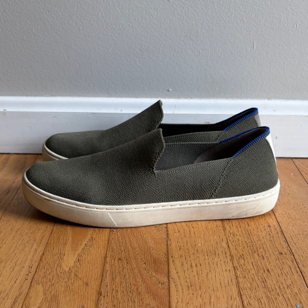 Rothy's Women’s Olive Slip-On Sneakers